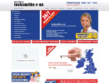 Tablet Screenshot of locksmiths-r-us.co.uk